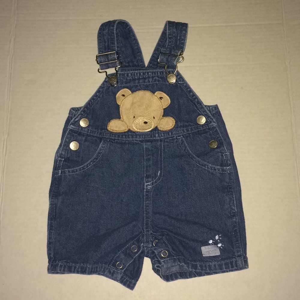 Carter's Baby Denim Short Overalls